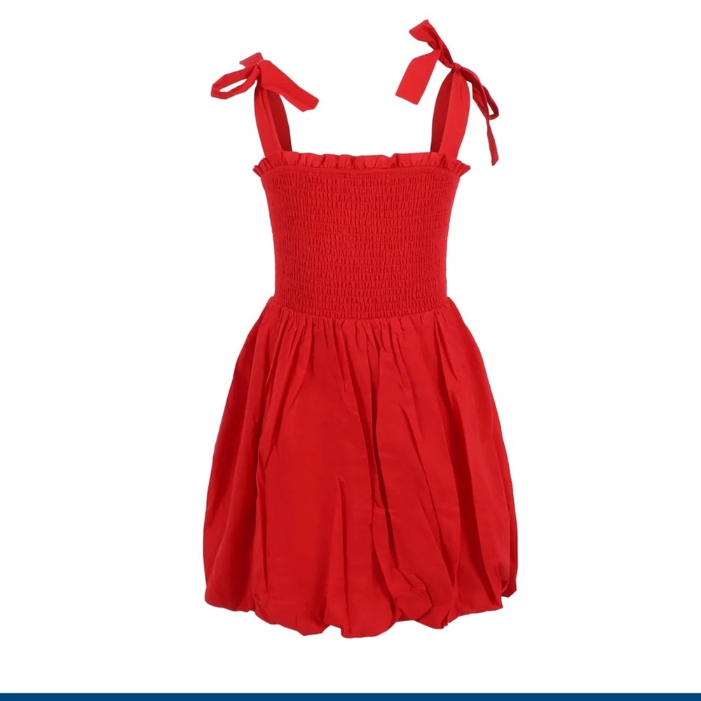 red women’s dress